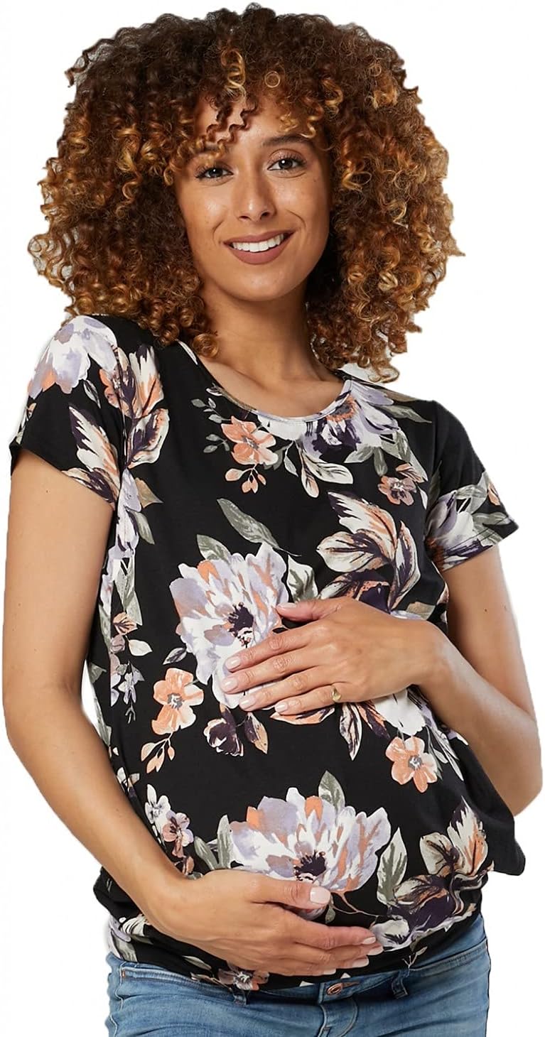 MAMA Top D'allaitement Côtelé - Beige Clair Chiné - FEMME | H&M CH