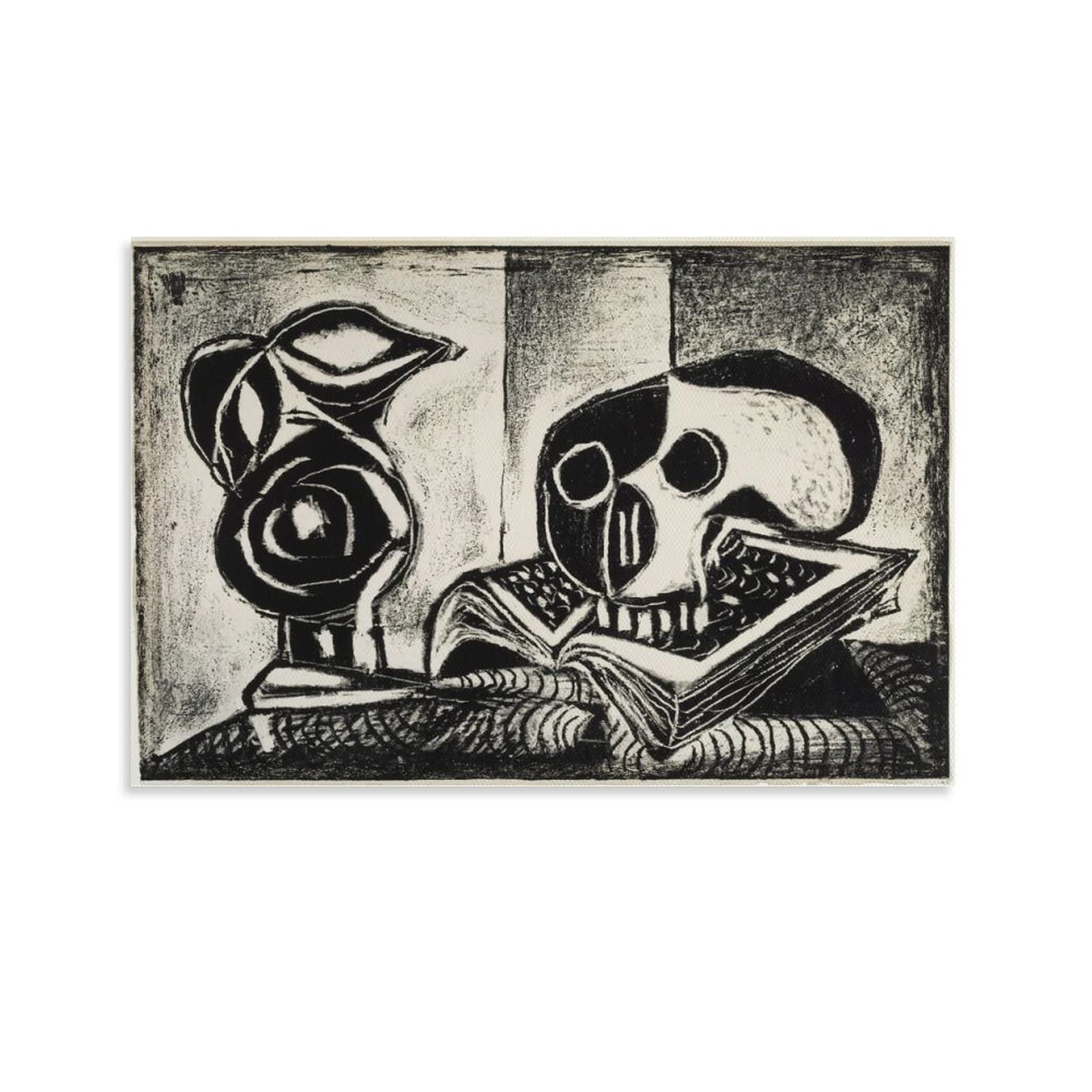 Amazon.co.jp: Pablo Picassoパブロ・ピカソ偉大なる画家の作品［黒い
