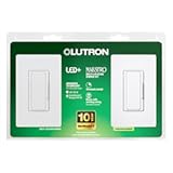 Maestro LED&plus; Dimmer Switch Kit for Dimmable LED&comma; Halogen and Incandescent Bulbs&comma; 150W&sol;3-Way or Multi-Location&comma; MACL-153M-RHW-WH&comma; White