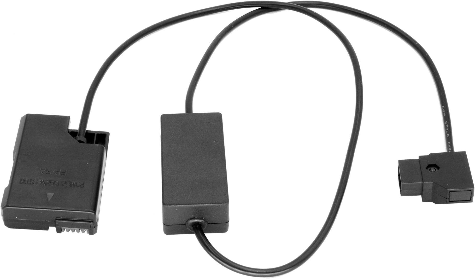 D-TAP to Dummy Battery 30” Adapter Cable to Replace EN-EL14 (EP-5B) Batteries Compatible with Nikon Df, D5600, D5500, D5300, D5200, D5100, D3500, D3400, D3300, D3200, D3100 & More