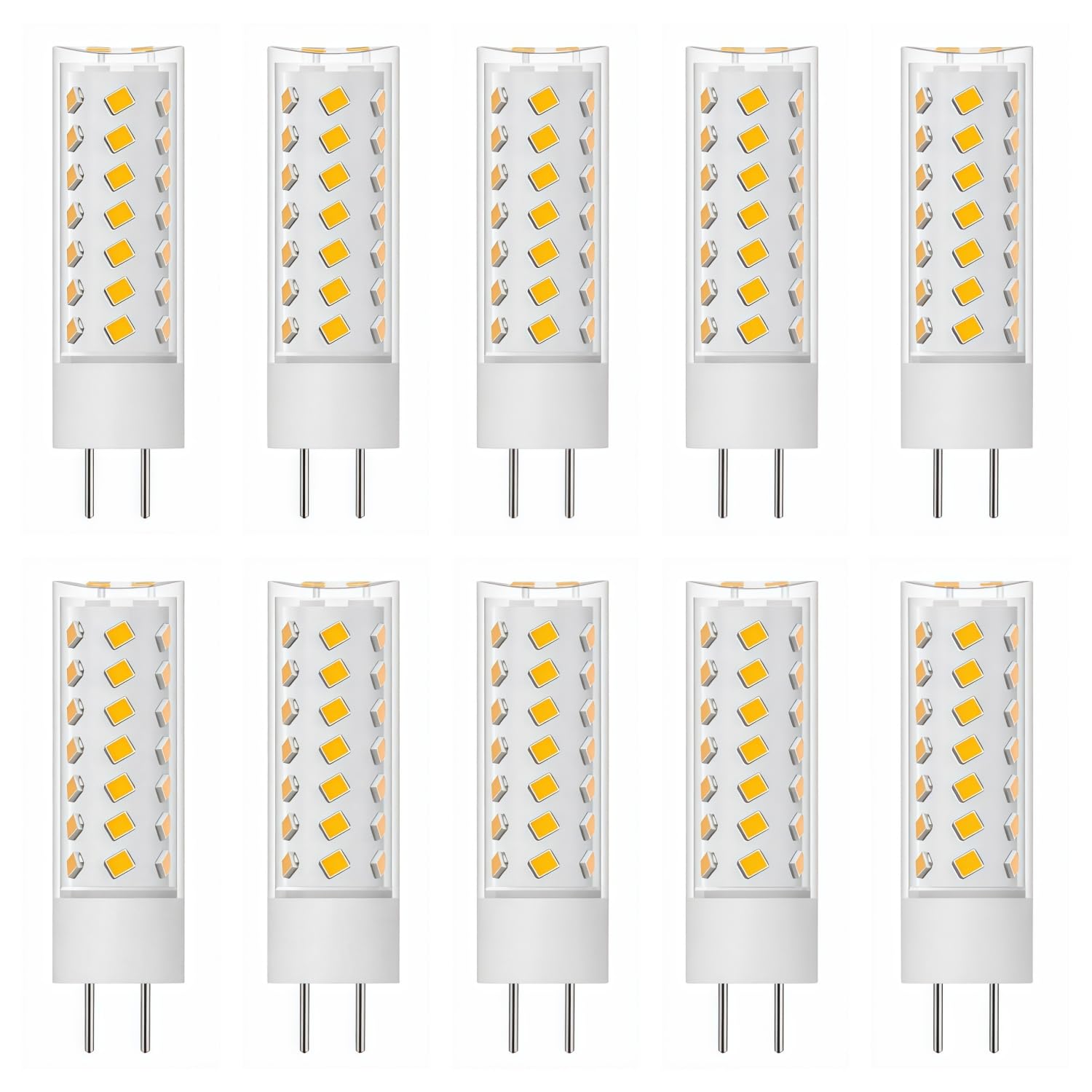 GY6.35 LED Dimmerabile 8W Ceramica 600LM,10 pz 220V Bianco Freddo