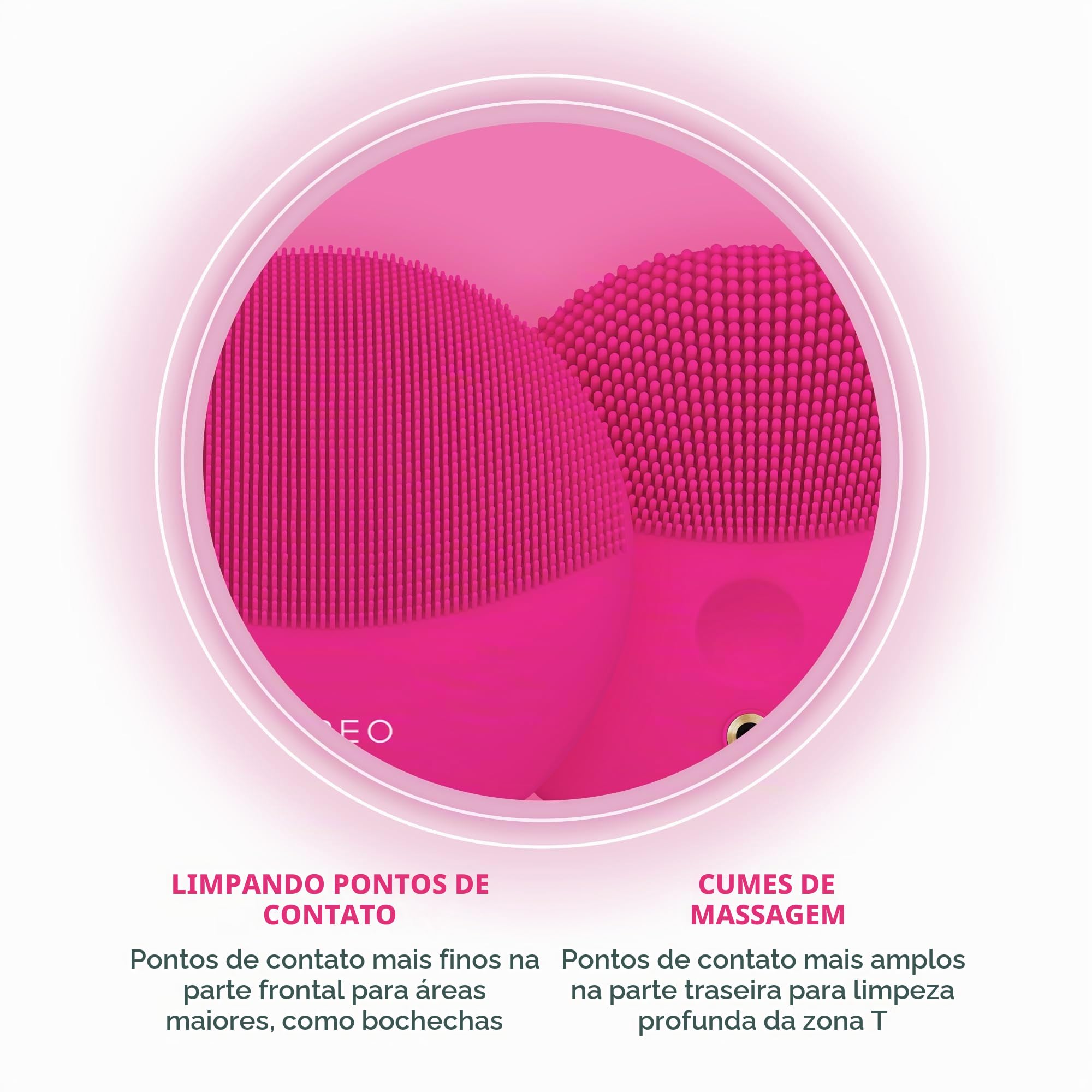 FOREO, LUNA mini 3, Escova de Limpeza e Firmadora Facial, com