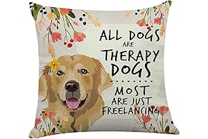 Home is Where the Golden is Decorative Pillow Cover