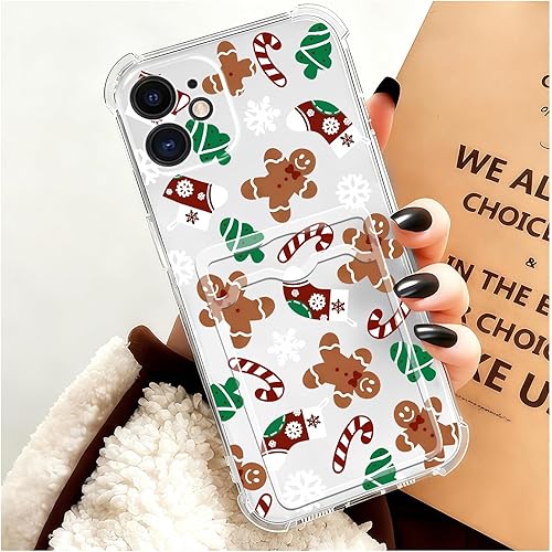 Miniatura 111 de Branwen Funda para iPhone 11 de 6.1 pulgadas, diseño de cascanueces y bailarina, cartera transparente a prueba de golpes, funda de bolsillo de TPU