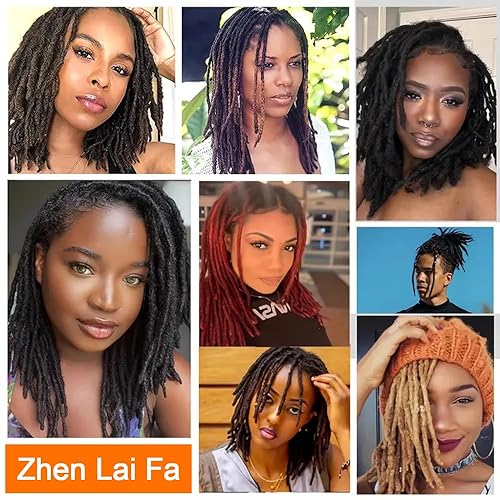 Miniatura 7 de Loc - Extensiones de cabello humano de 0.3 pulgadas de grosor, 12 pulgadas, 30 hebras de cabello humano 100 % real, para hombres, mujeres y niños,