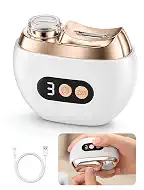 Electric Nail Clipper with LED Light & Nail Scrap Storage USB Rechargeable for Seniors Adults