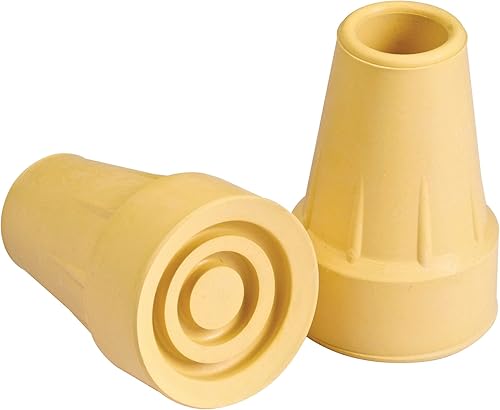 Carex estándar 34" a 78" Muleta Consejos, Bronceado