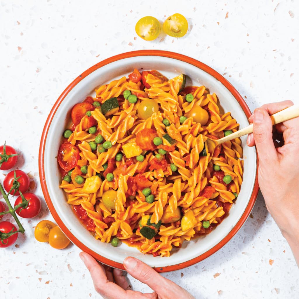 Explore Cuisine Organic Chickpea Fusilli - Pack of 6 (8 oz) - Easy-to-Make Gluten Free Chickpea Pasta - High in Plant Protein & Fiber - Non-GMO - 24 Total Servings