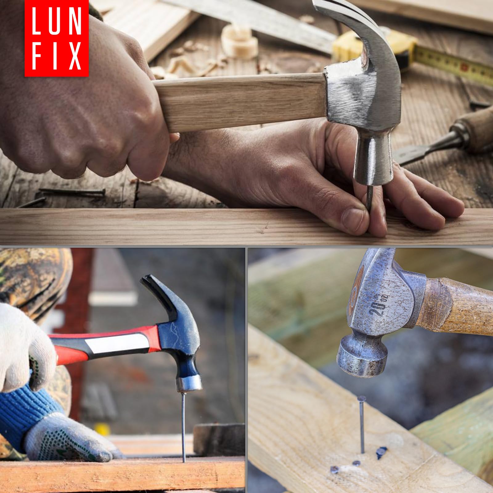Clous en acier galvanisé à tête fraisée 3,0 x 70 mm, 5 kg, environ 1325 pièces | 70 mm de long, jeu de clous en acier pour travaux du bois, réparation et bricolage, applications polyvalentes en acier