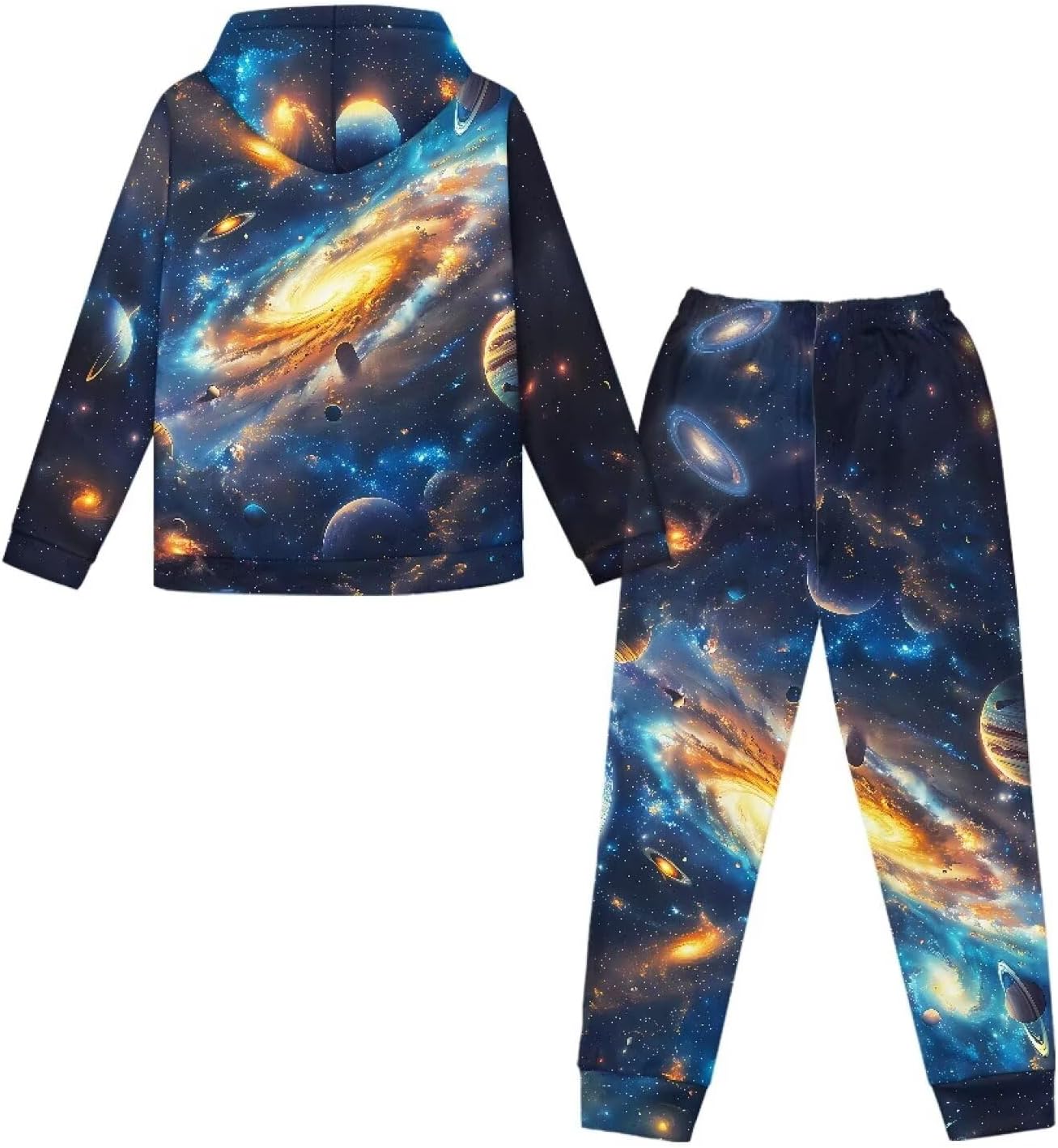 Renewold Boys Tracksuits Kids Hoodie Sweatshirt and Jogger Sweatpants 2 Pieces Sweatsuits Set Long Sleeve Activewear