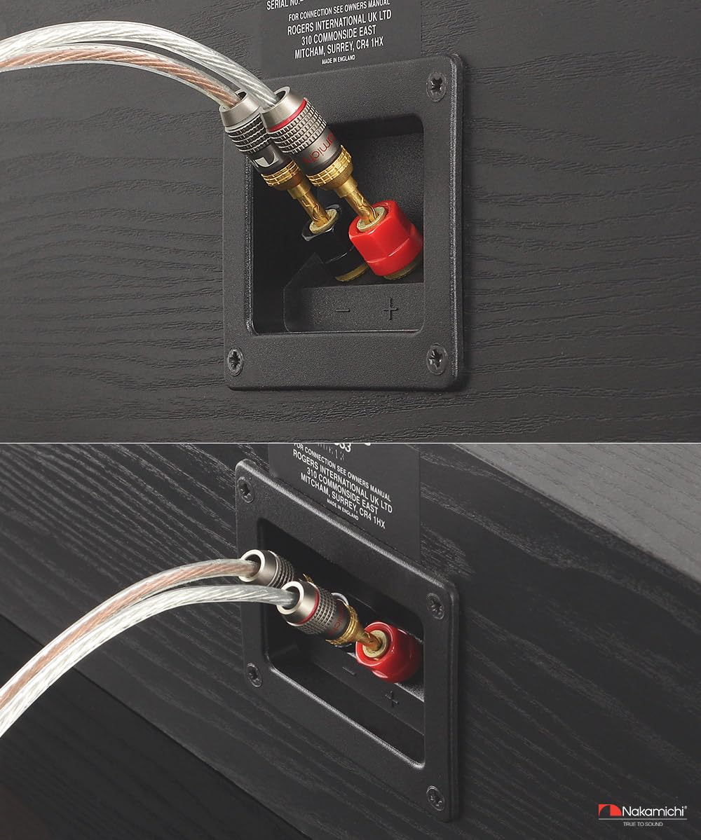 Nakamichi FanLock 24K Enchufe de BFA banana chapado en oro 10 AWG - 18 AWG calibre 4 mm para Altavoces Amplificador Receptor AV Estéreo Teatro en Casa Cable de Audio Conector, 20 piezas (10 pares)