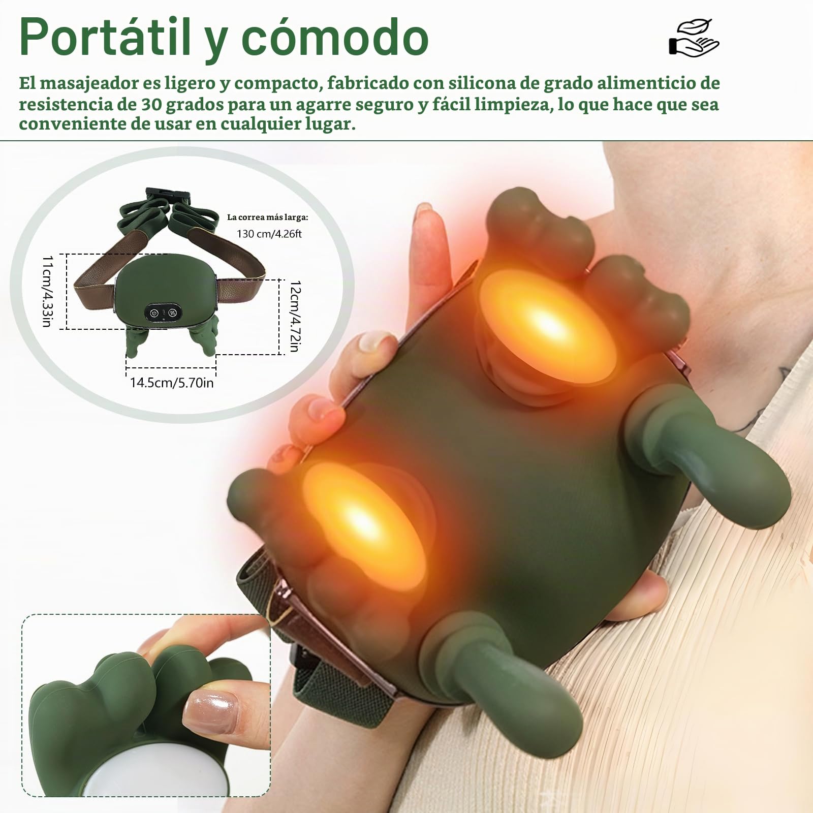 Masajeador, Espalda Massage Master Masajeador Para Hombros 3 Niveles Masaje 2 Niveles Temperatura MasajeadorEléctrico Cuello Con Calor The Master Inalámbrico Para Mujeres Y Hombres Regalos Navidad