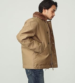美品 アルファインダストリーズ N-1 デッキジャケット ベージュ ALPHA(アルファ)N-1デッキジャケット