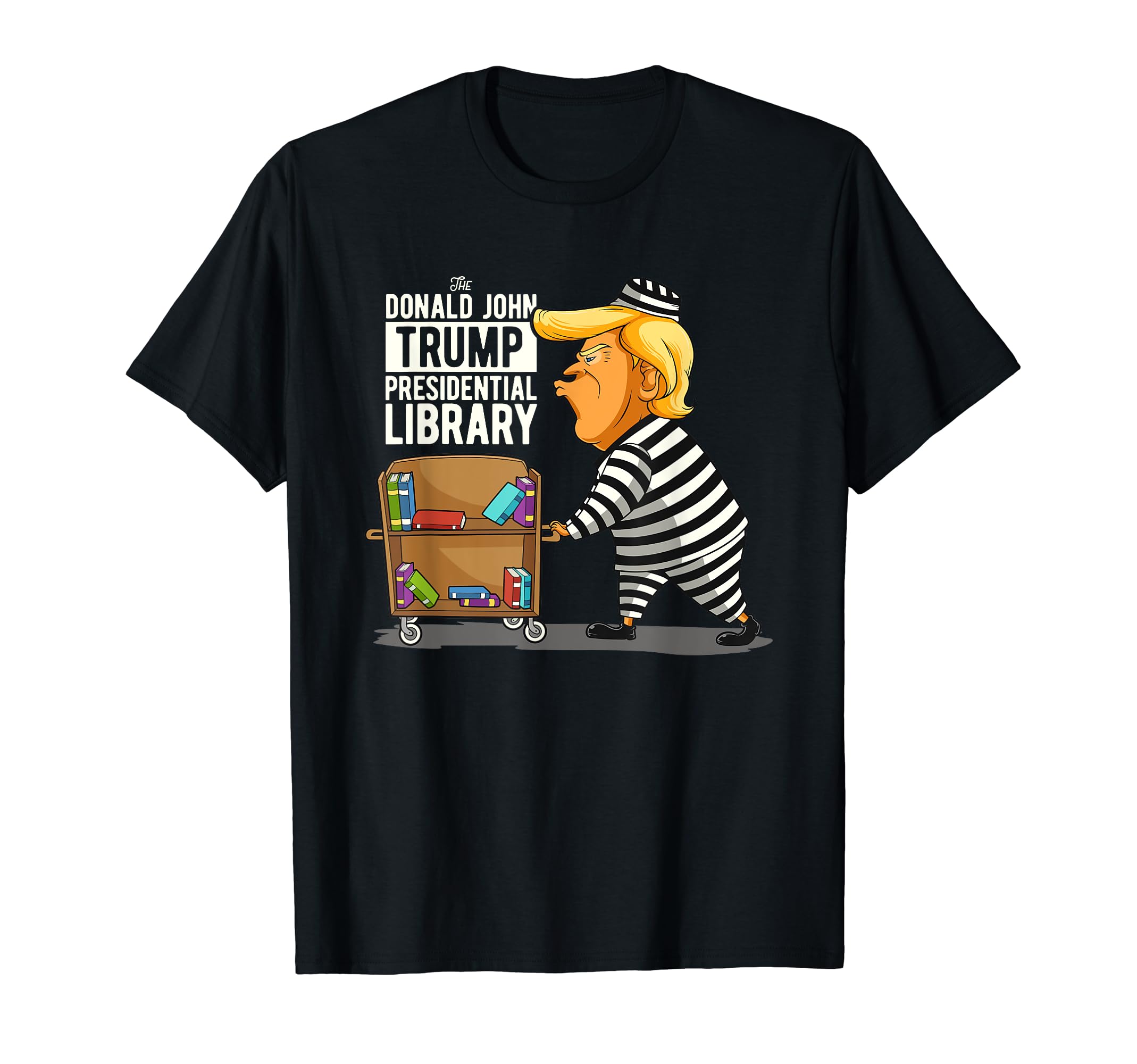 Impeach Trump Apparel Co.Prison Trump Presidential Library Funny Anti Trump T-ShirtOEKO-TEX STANDARD 100