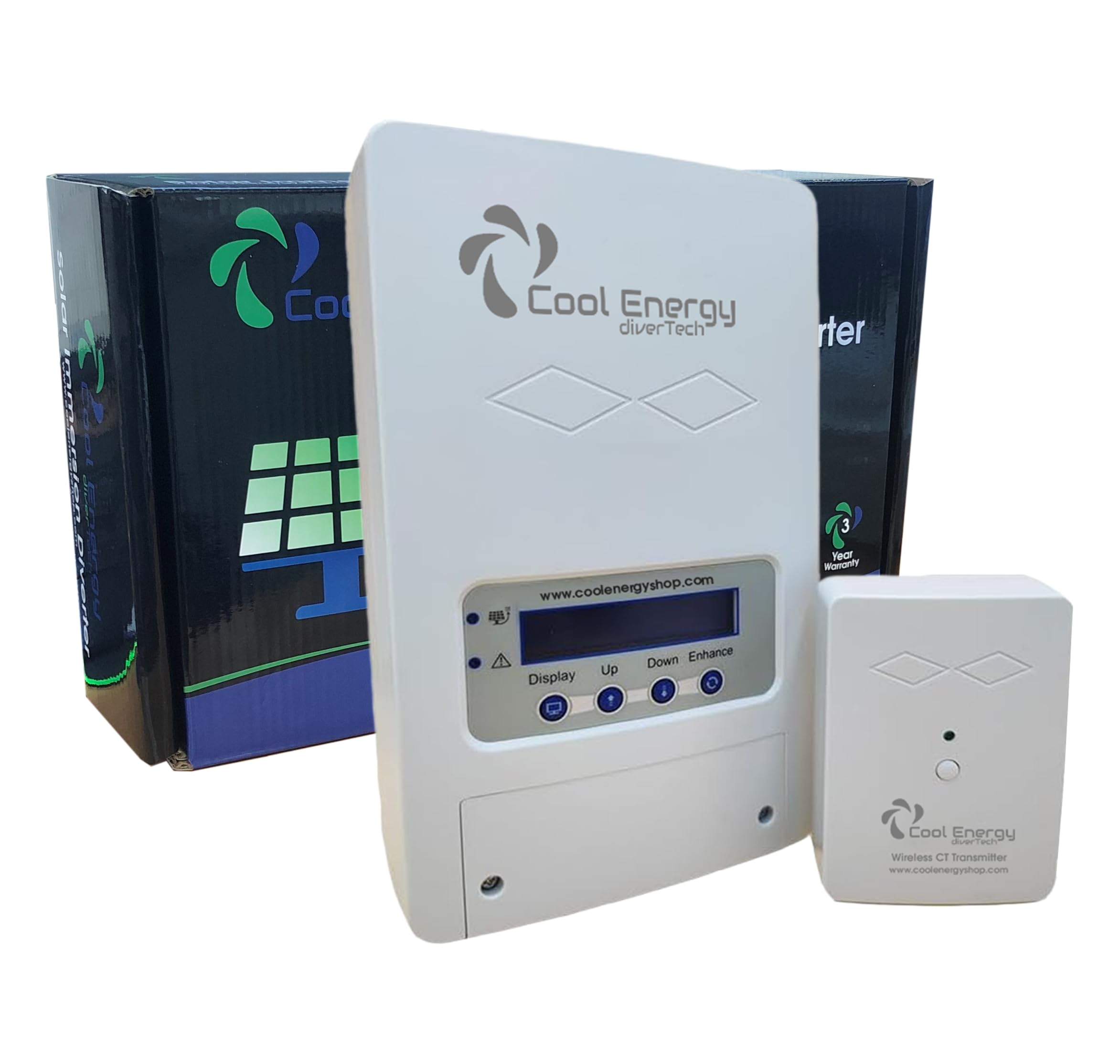 Cool Energy Solar Power Diverter diverTech Immersion Diverter like iBoost u0026  myenergi eddi (White): Amazon.co.uk: DIY u0026 Tools