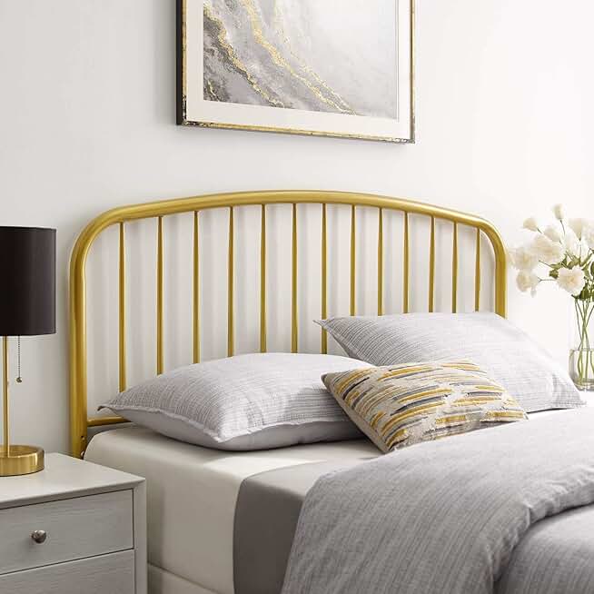 gold headboard