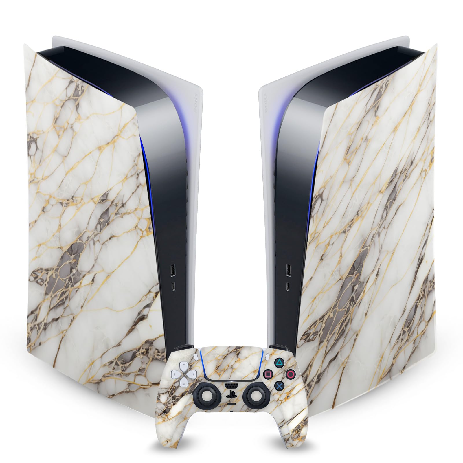 Skin PlayStation 5 Vinyle Effet Marbre Premium Head Case Designs - 7