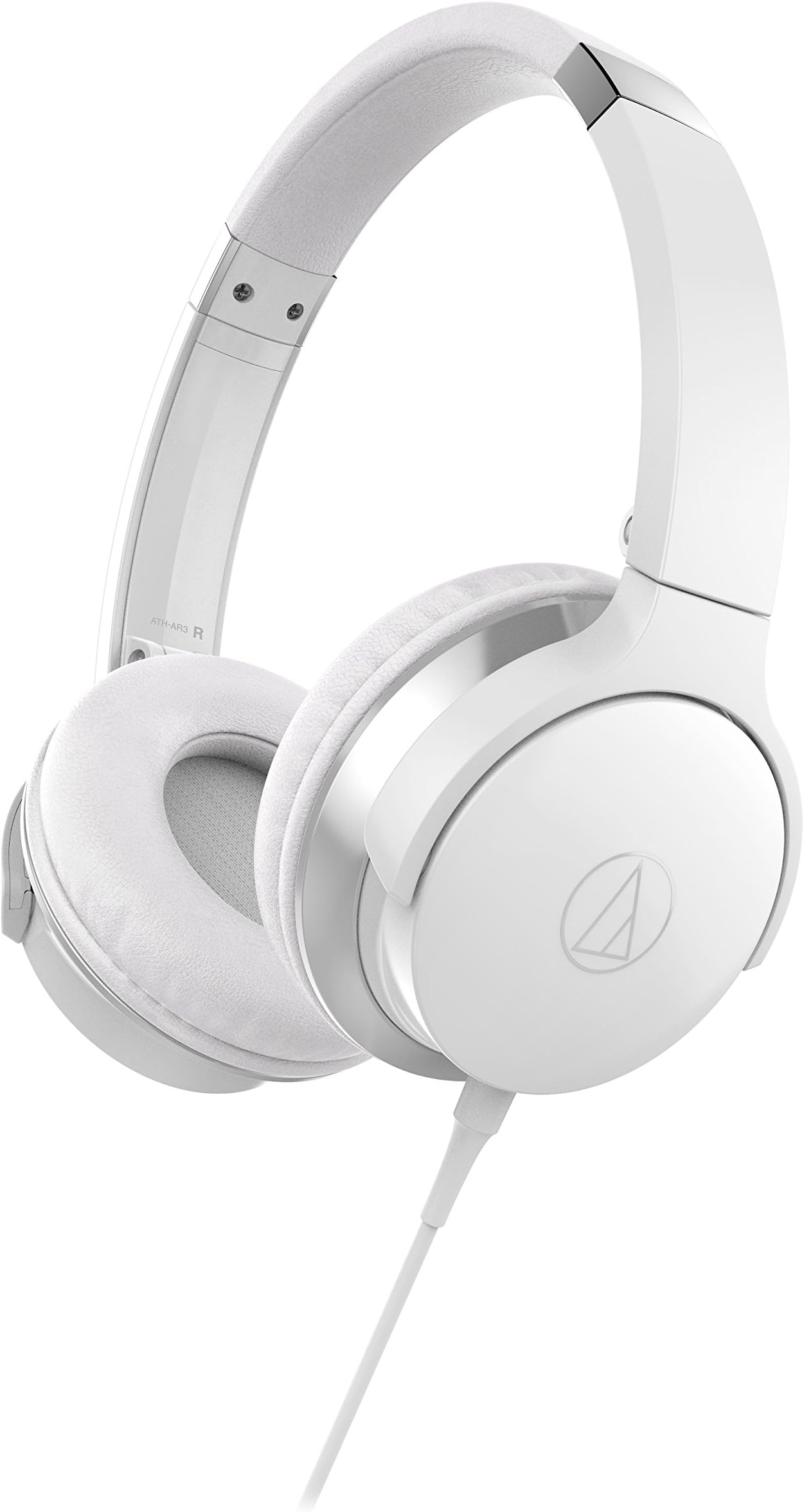 Audio Technica ATH-AR3iS WH Portable On-Ear Headphones (White)