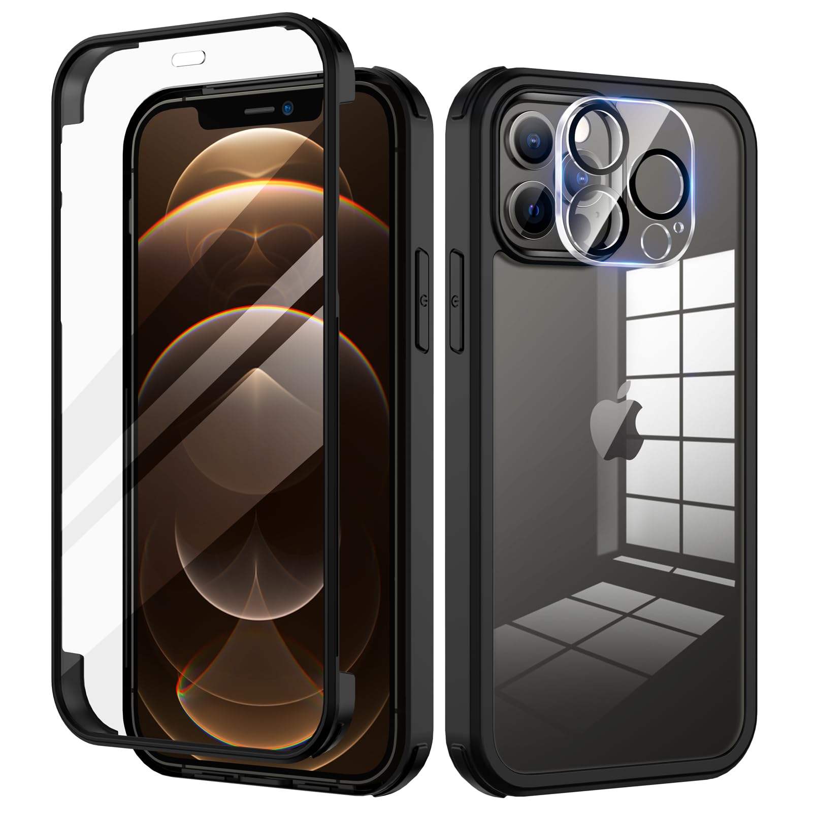Kit Protection Huawei P30 : Verre Trempé + Coque Transparente Antichoc - Neuf