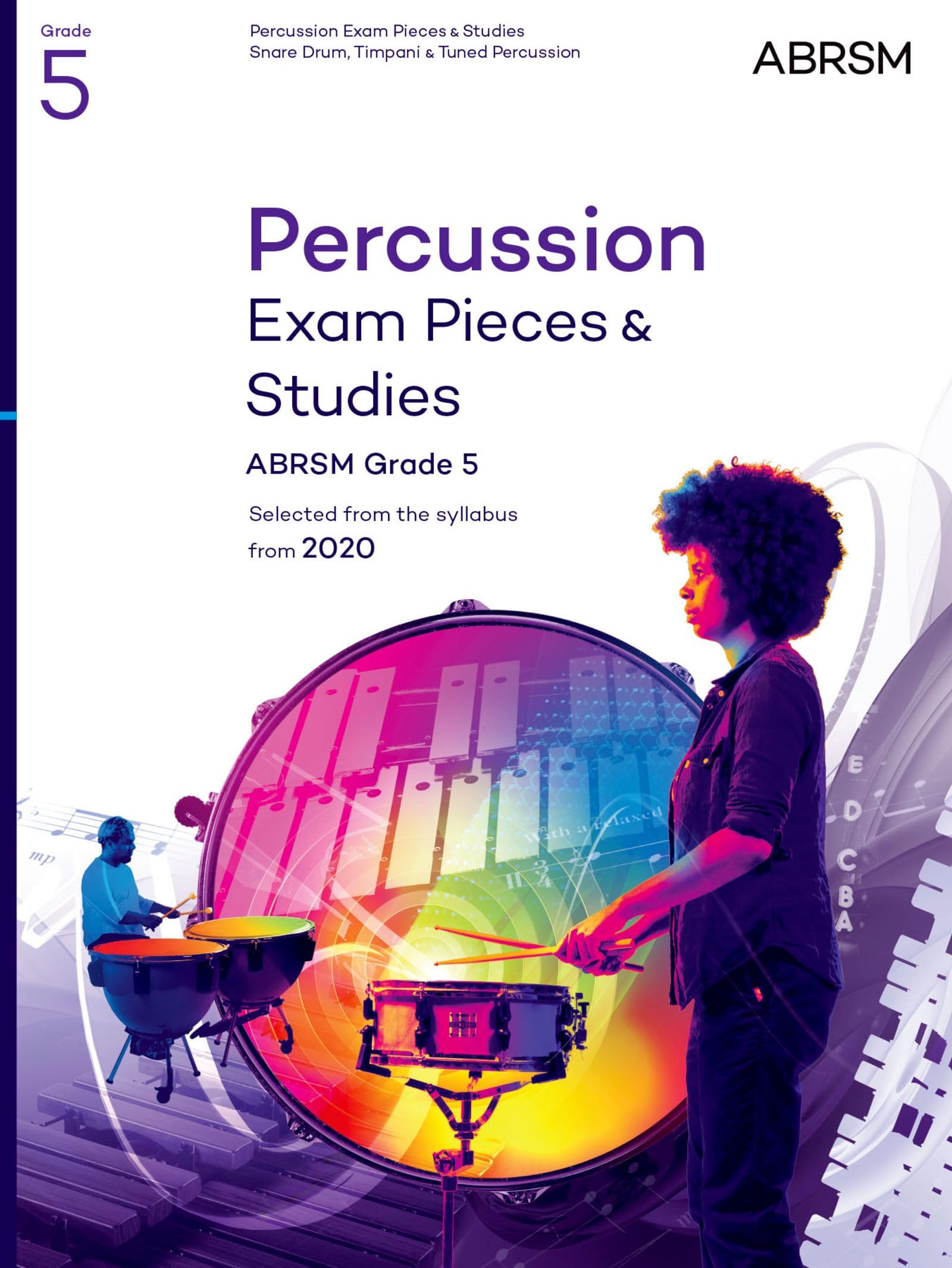 Percussion Exam Pieces & Studies, ABRSM Grade 5 ABRSM Paperback