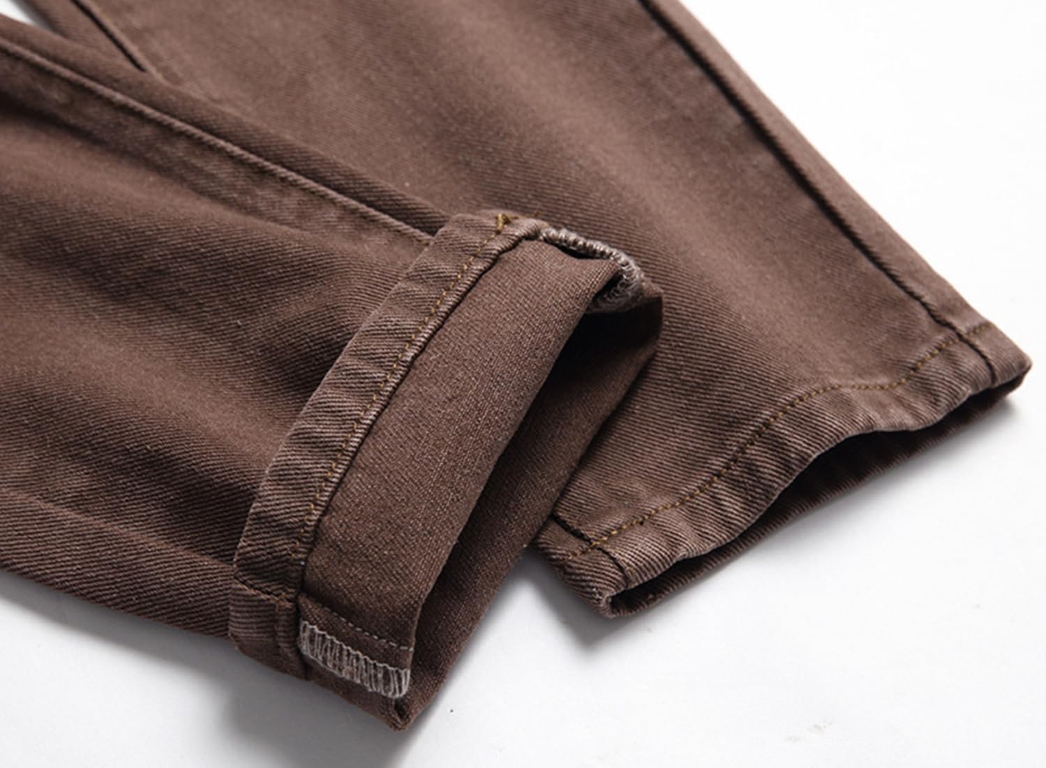 Boy's Elastic Straight Slim Skinny Fit Stretch Fashion Elastic Jeans Denim Pants - Image 6