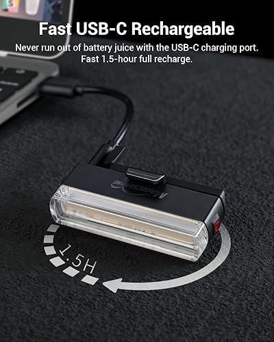 Miniatura 3 de Magicshine SEEMEE - 50 luces traseras para bicicleta, luces traseras recargables USB-C, Auto Group-SYNC  IPX6 impermeable  Montaje posterior de