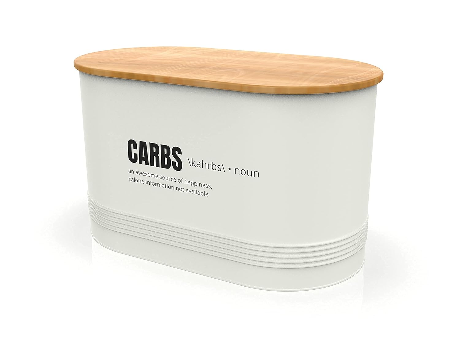 Buy Happy Potato Bread Box with Bamboo Lid, Bread Storage, Bread