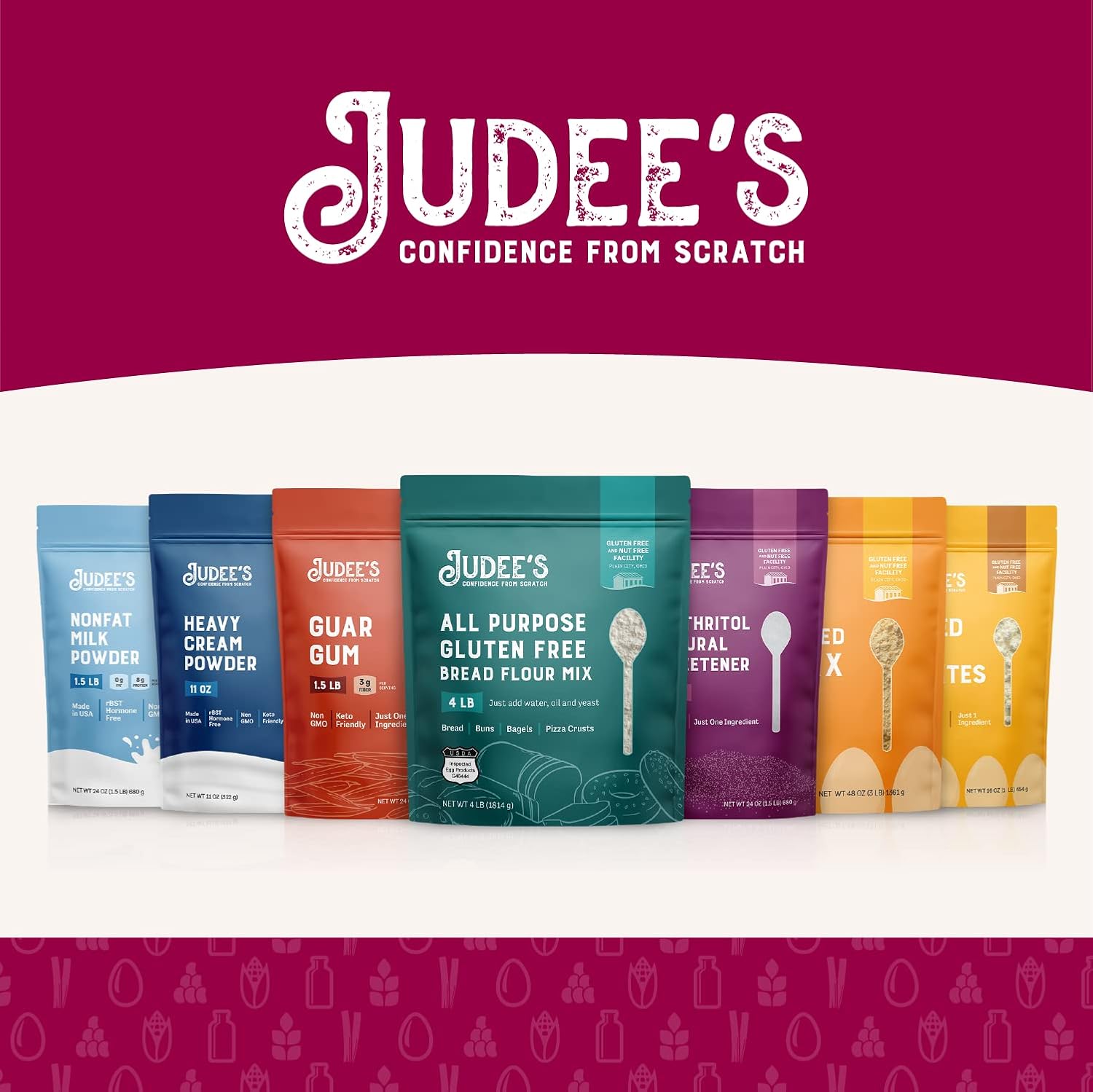 Judee’s Pure Vitamin C Powder 1.5lb (24oz) - 100% Non-GMO, Gluten-Free and Nut-Free - (L - Ascorbic Acid) - Immune Support & Antioxidant Supplement - No Fillers - for Cosmetics and Preserving Foods