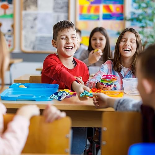Miniatura 7 de Regalos para el día de San Valentín para niños, tarjetas del día de San Valentín para niños, paquete de 32 juguetes para ansiedad de corazón a