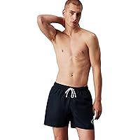 Calvin Klein Uomo Pantaloncino da Bagno Medium Drawstring con Coulisse