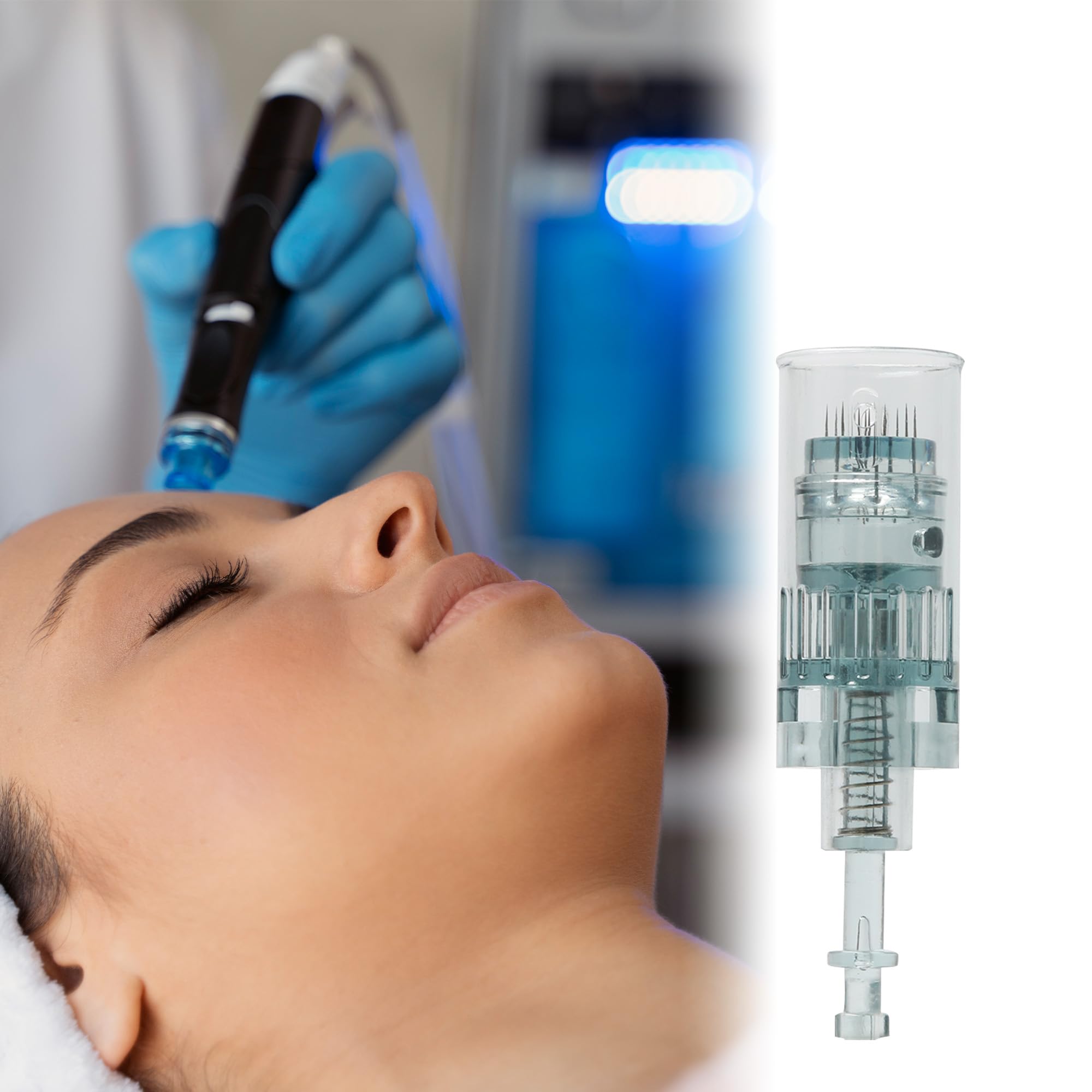 Cartuccia da 11 pin per Dermapen M8 e A6S | Confezione da 10 | Compatibile solo con Dr. Pen | Ago in acciaio chirurgico | Per il ripristino di capelli e pelle, miglioramento di cicatrici
