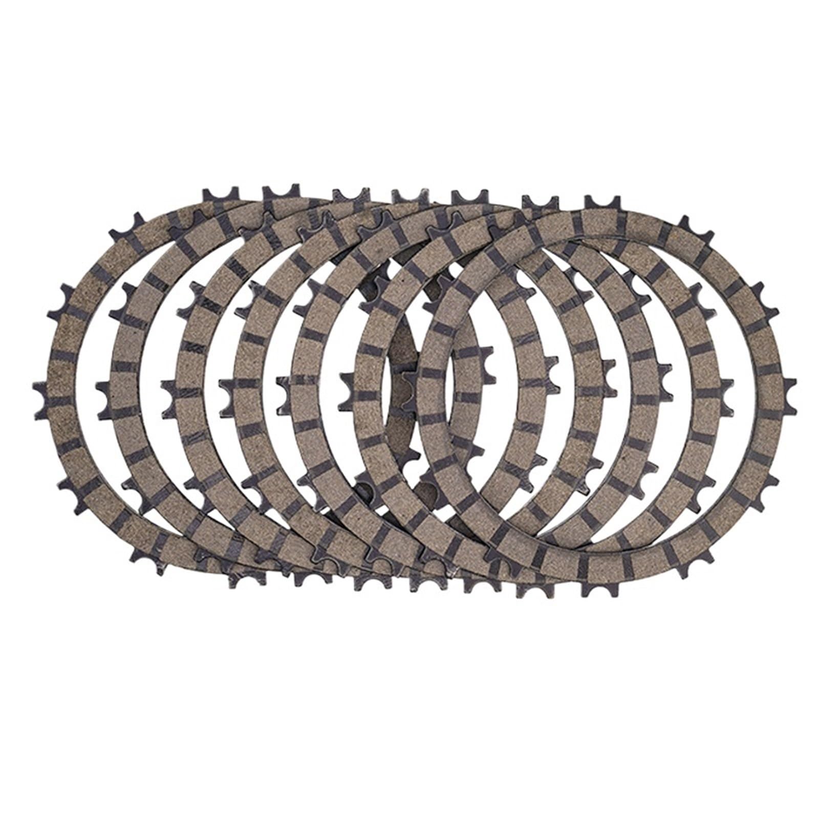 Gaubxct 7 Pcs Clutch Plates Motorcycle Clutch Plates & Steel Friction Disc Kit Fit For 250 400 450 525 Mxc Smr Sx Racing 2004-2005(7 Pcs Clutch Plates)