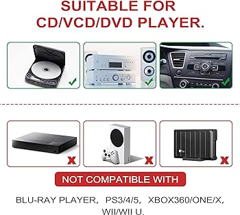 Amazon.com: Nicer CD/VCD/DVD Player Cleaner Kit, Laser Lens