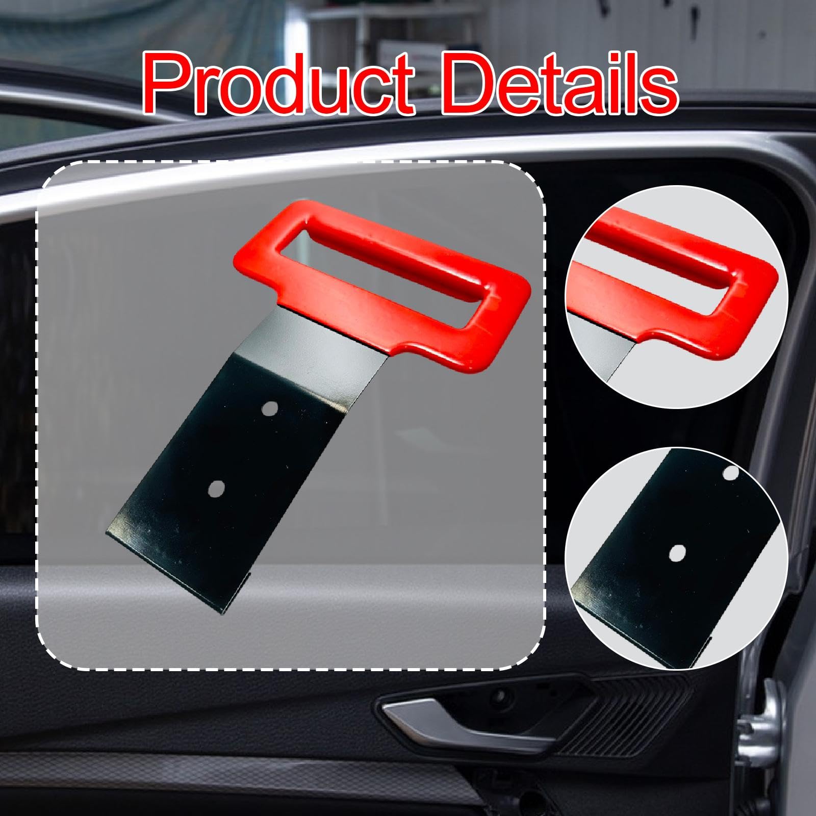 Window Outil Extracteur pour de Fenêtre Automobile Robuste en Acier avec Prise Confortable Conçu pour Réparation Entretien Usage