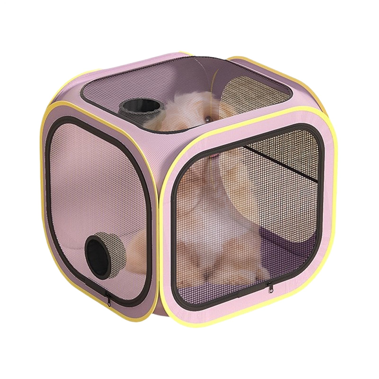 de Secado para Gatos,Jaula de Secado Portátil y Plegable para Perros,Secadora Eléctrica para Perros y Gatos | Para usar en peluquería, hogar, habitación, cuarto de baño, lavado, al aire libre y comerc