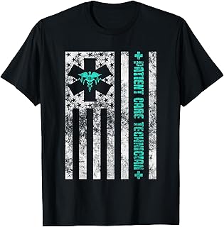 Patient Care Technician Support Specialist CNA Nurse ER PCT T-Shirt