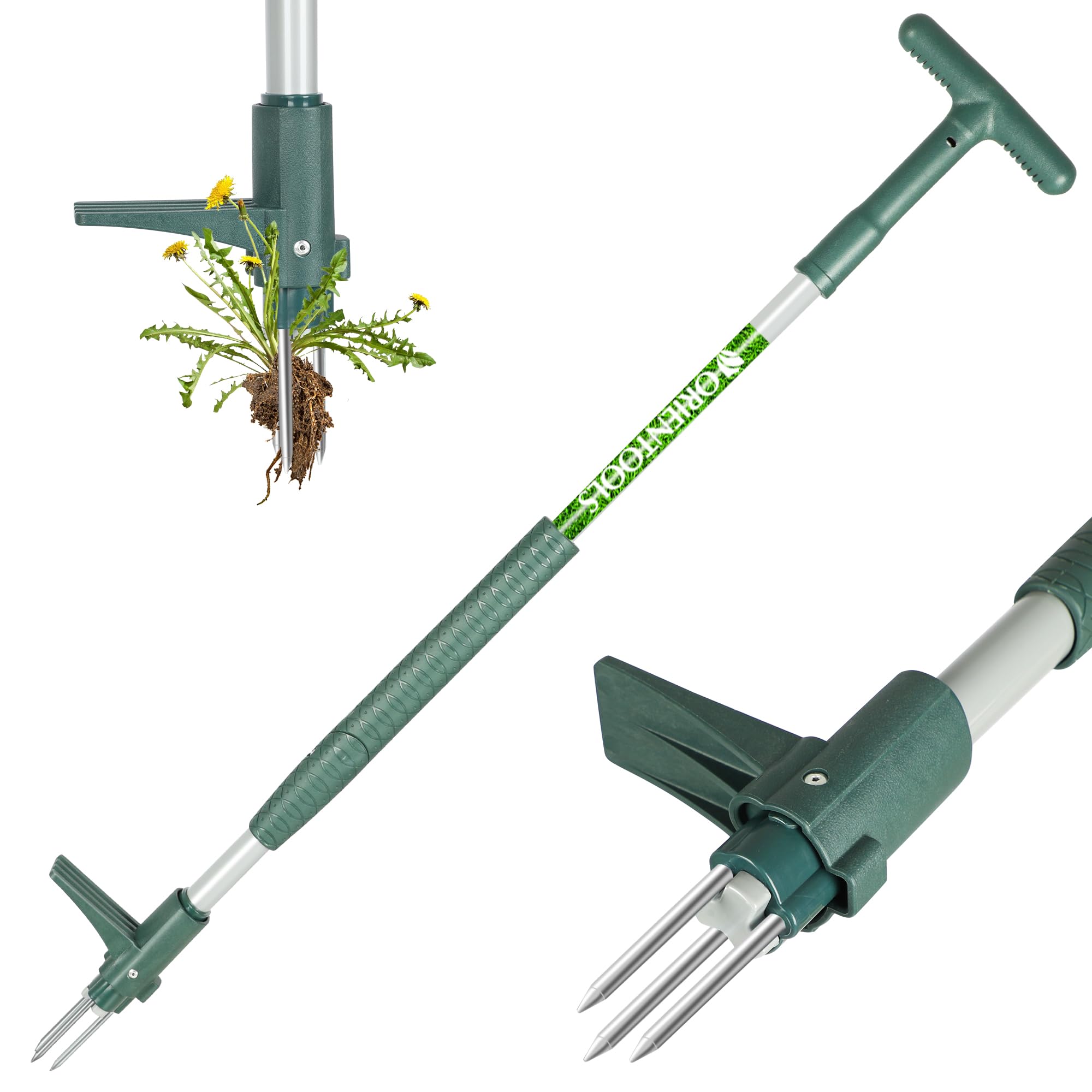 mumisuto Onkruidtrekker Staal Onkruid Remover Tool Handleiding