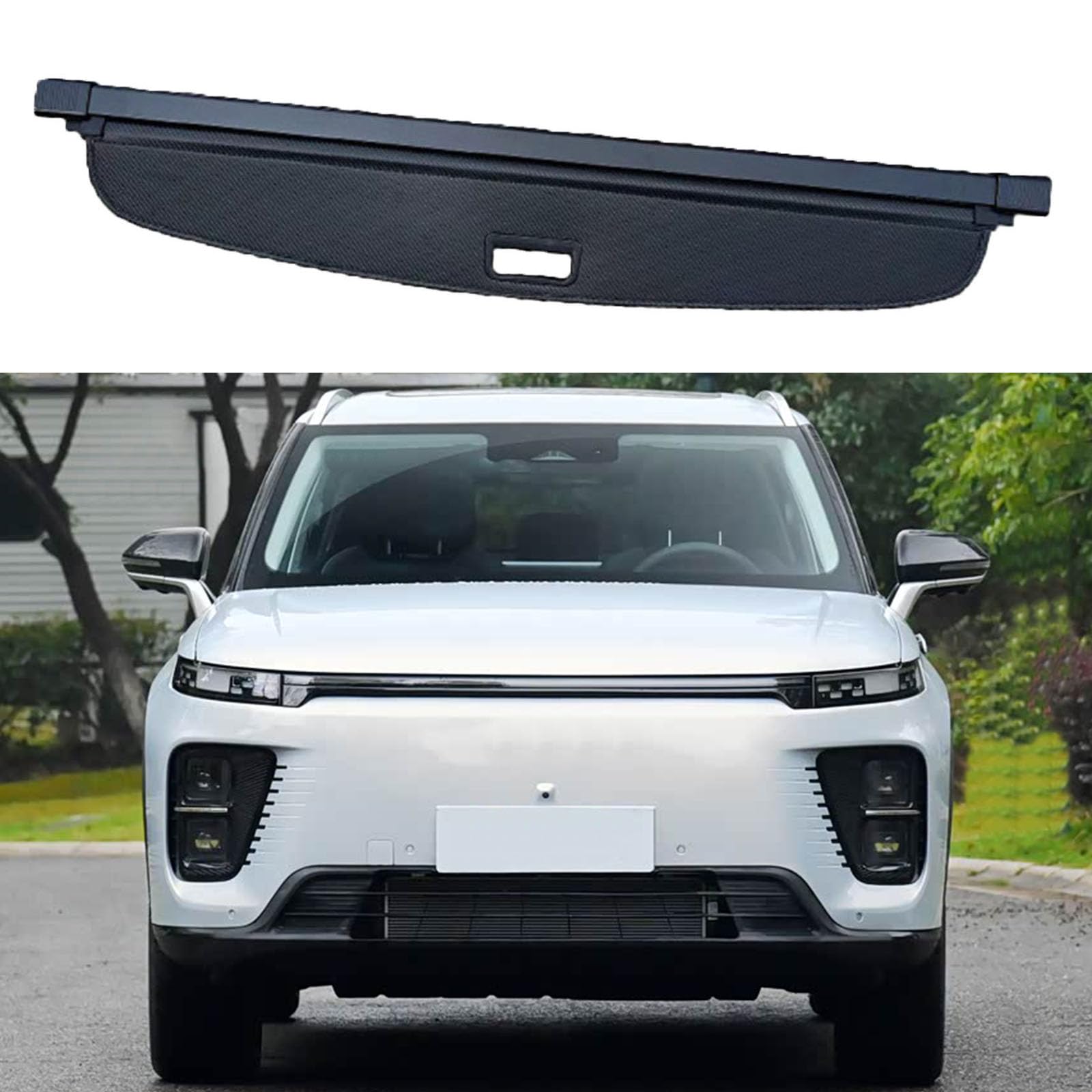 SXLGDW Car Retractable Rear Trunk Parcel Shelf,Compatible with Chery Fulwin T6,Car parts