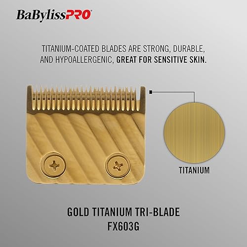 Miniatura 9 de BaBylissPRO - Cortadora de repuesto para cortadoras FX870, FX825, FX673 y la mayoría de sistemas de cuchillas de 2 agujeros