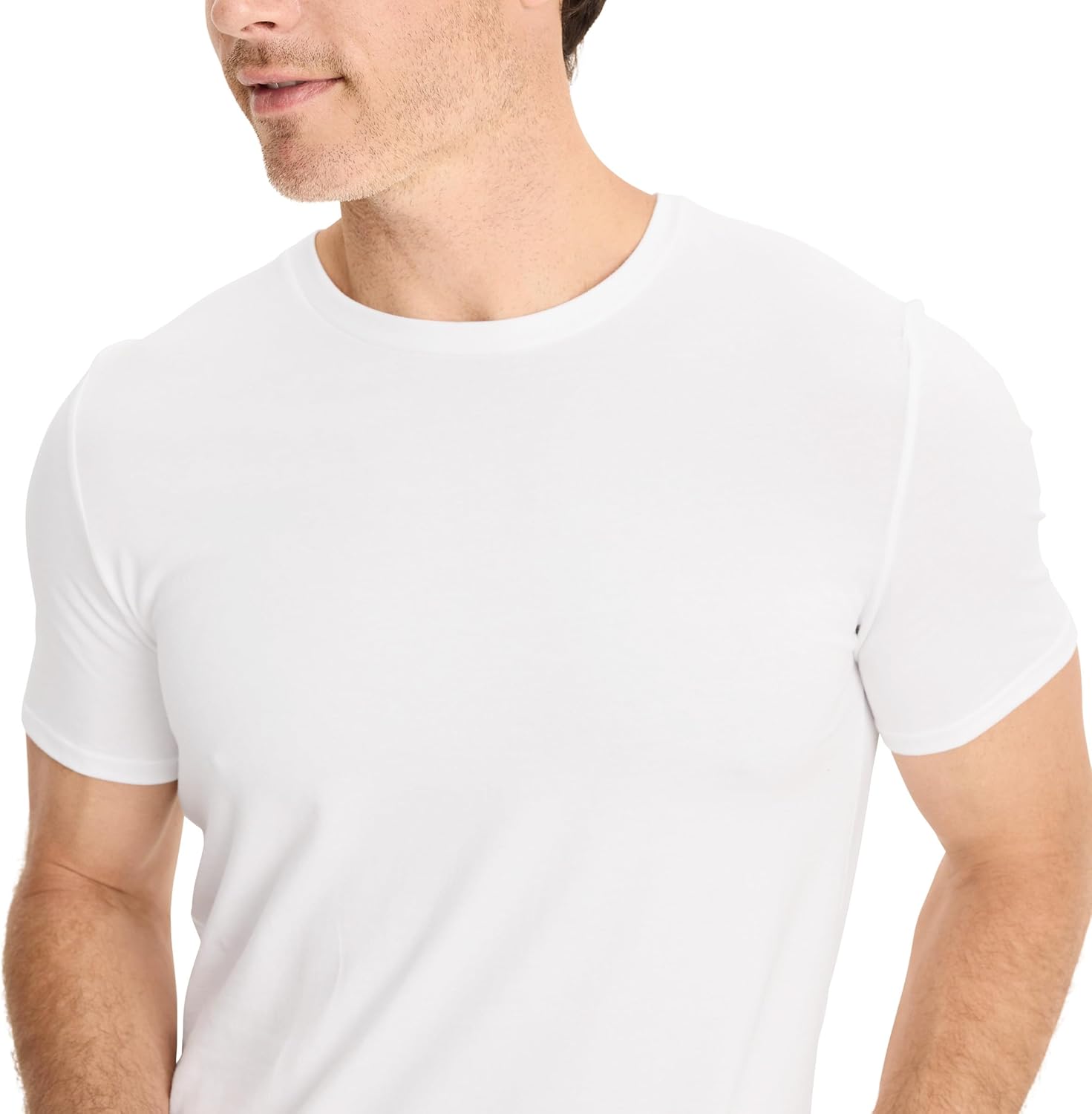 Jockey Men's Undershirt Cotton Stretch Crew Neck Undershirt - 3 Pack - Image 8
