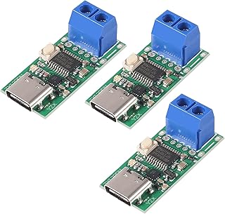 3PCS USB-PD USB-C Type-c PD3.0 PD2.0 to DC Scam Spoof Fast Charge Trigger Polling Detector Power Supply Regulator Module with Screw Polefor Terminal Notebook Power Supply Change Board Module