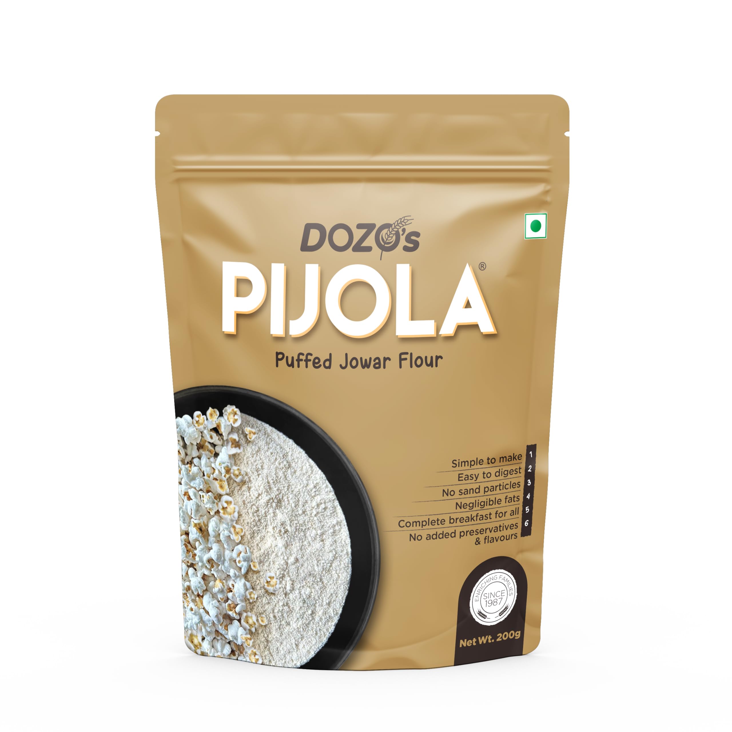 PIJOLA Jowar Lahi Flour 200g*2 = 400g (B07C4LVF19) Amazon Price History, Amazon Price Tracker