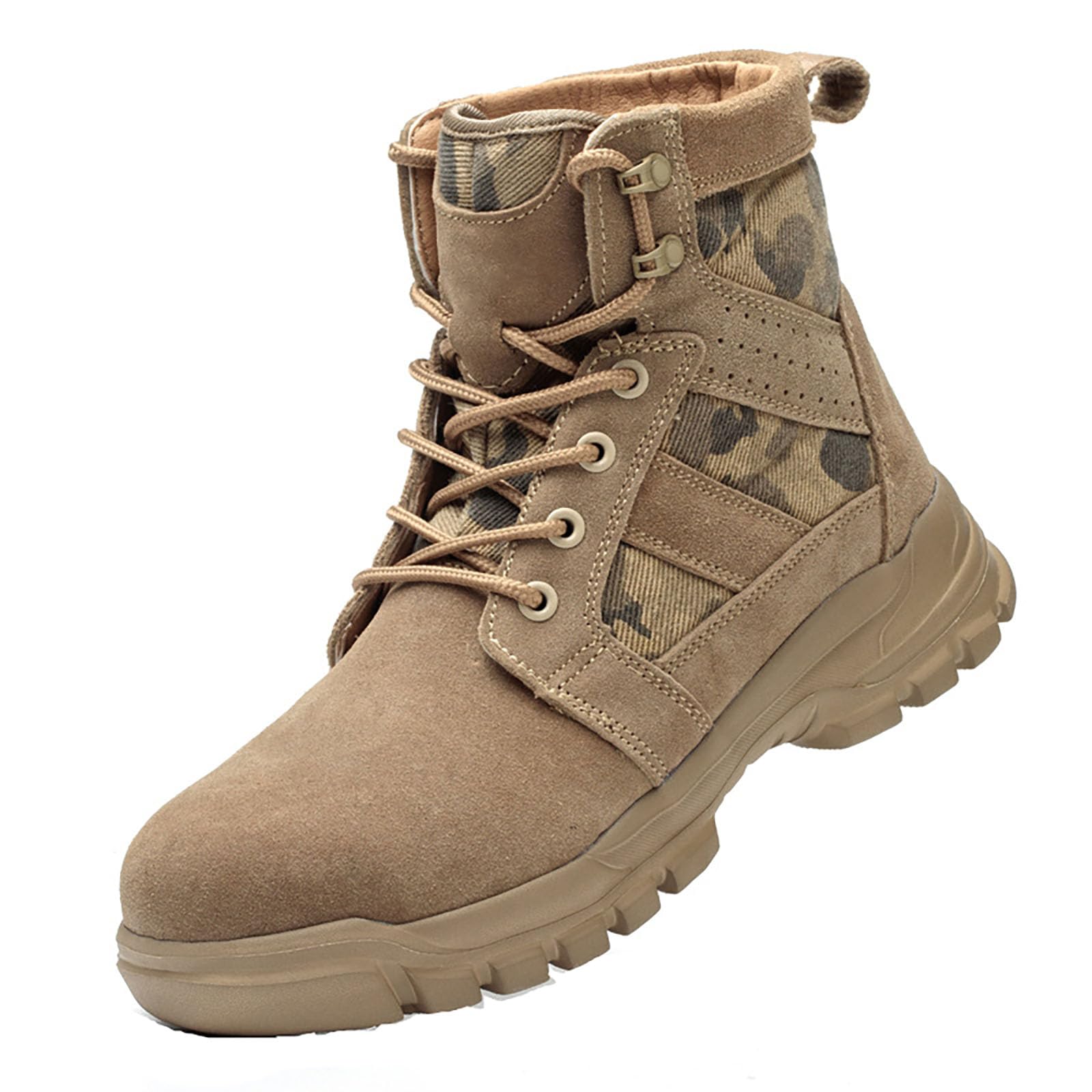 Herren Wanders Tiefel MilitäRischer Taktischer Kampf Leichte Outdoor-Stiefel Eu 37-48 Khaki