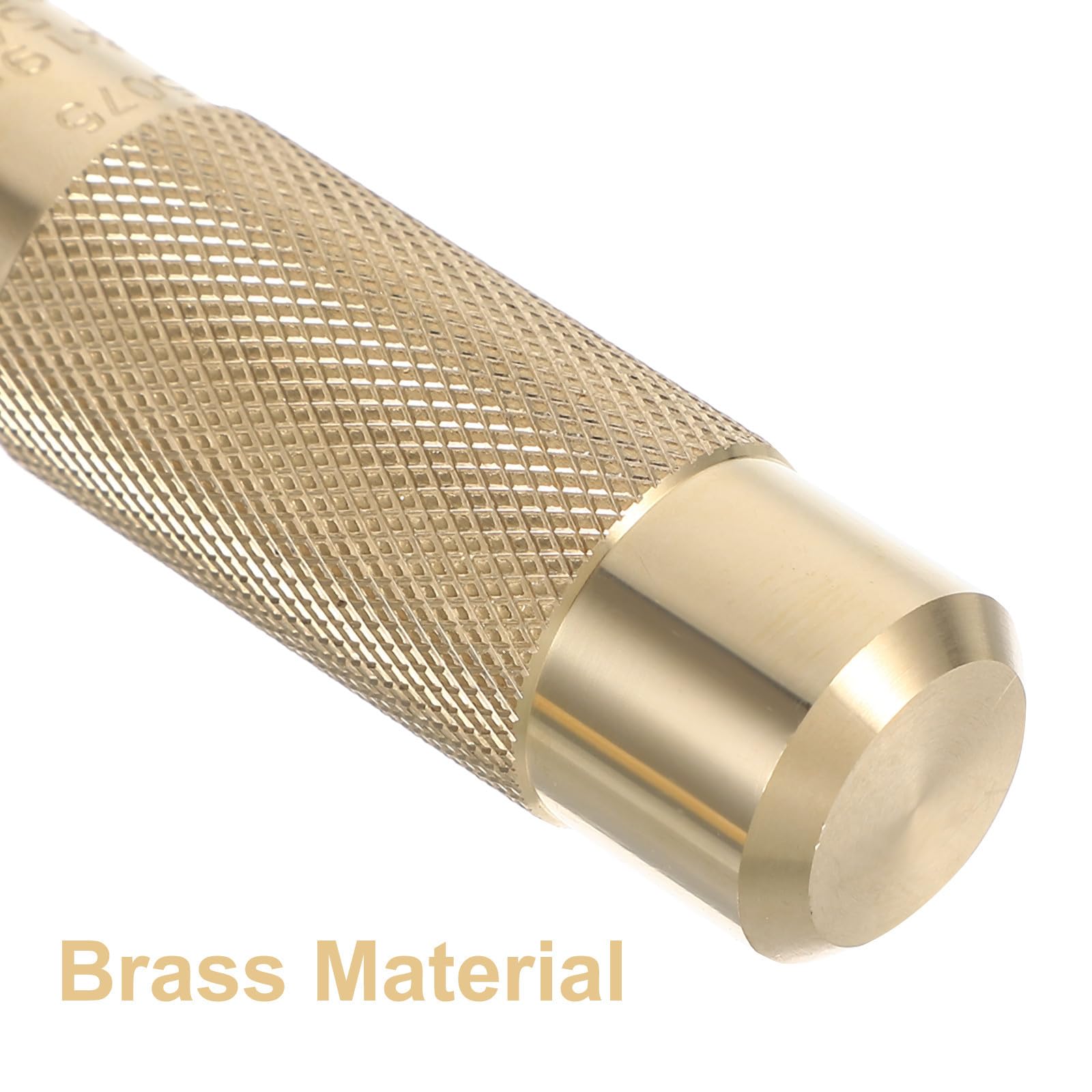 COHEALI Juego de Punzones de Latón para Perforar Metal Precisión, Herramienta de Punzonado Profesional, Material Latón, Uso en Metalurgia y Procesamiento Mecánico