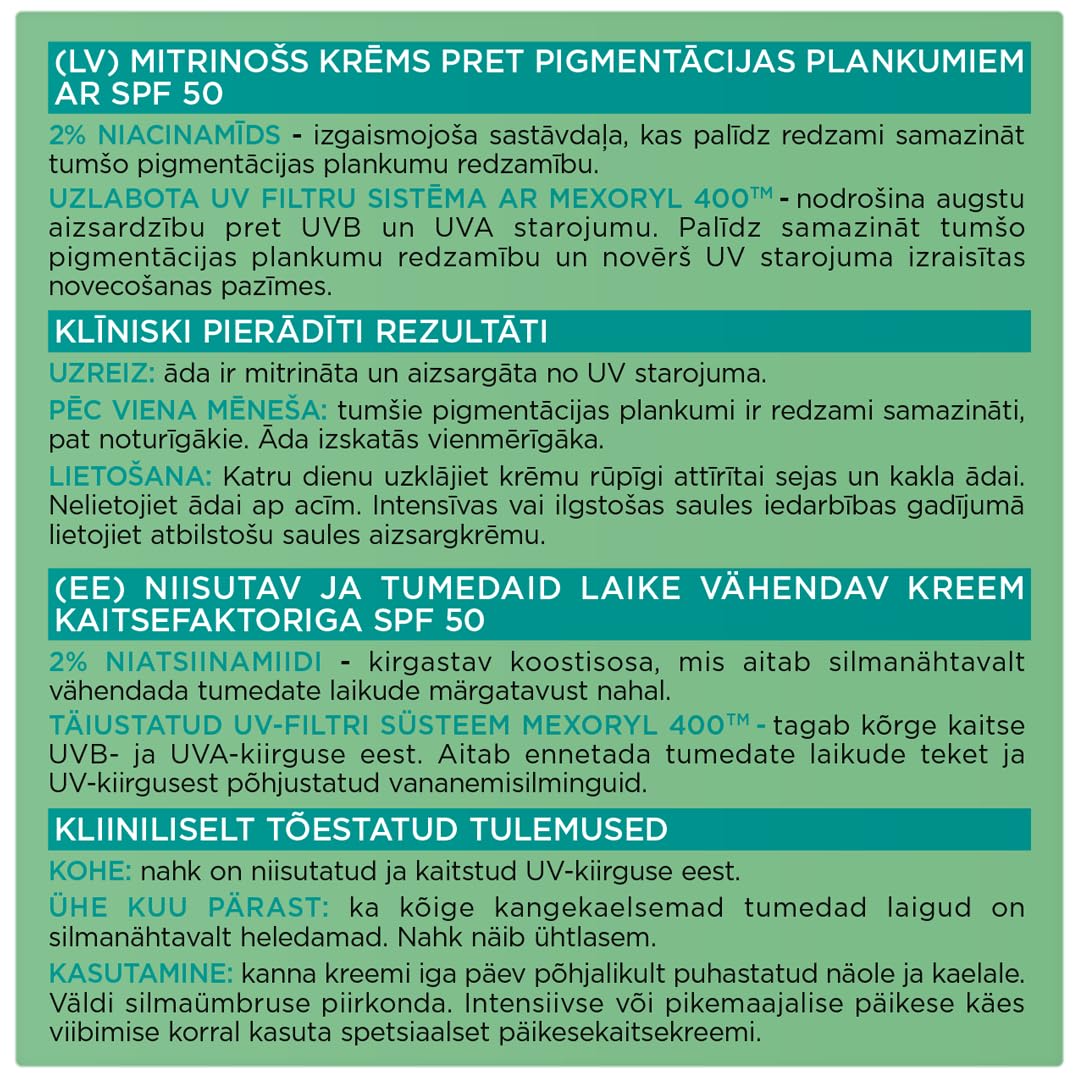 L'Oreal Paris Bright Reveal Nawilżający krem redukujący przebarwienia z SPF 50, 50 ml