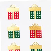 Vista 5 de Hallmark - Tarjetas en blanco, surtido de tarjetas navideñas en caja (Luces navideñas y regalos, 24 tarjetas y sobres)