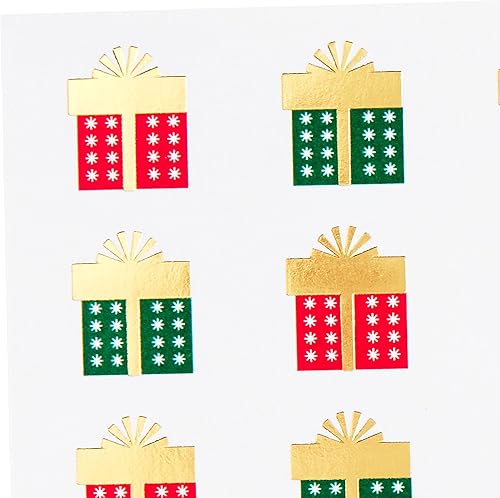 Miniatura 5 de Hallmark - Tarjetas en blanco, surtido de tarjetas navideñas en caja (Luces navideñas y regalos, 24 tarjetas y sobres)