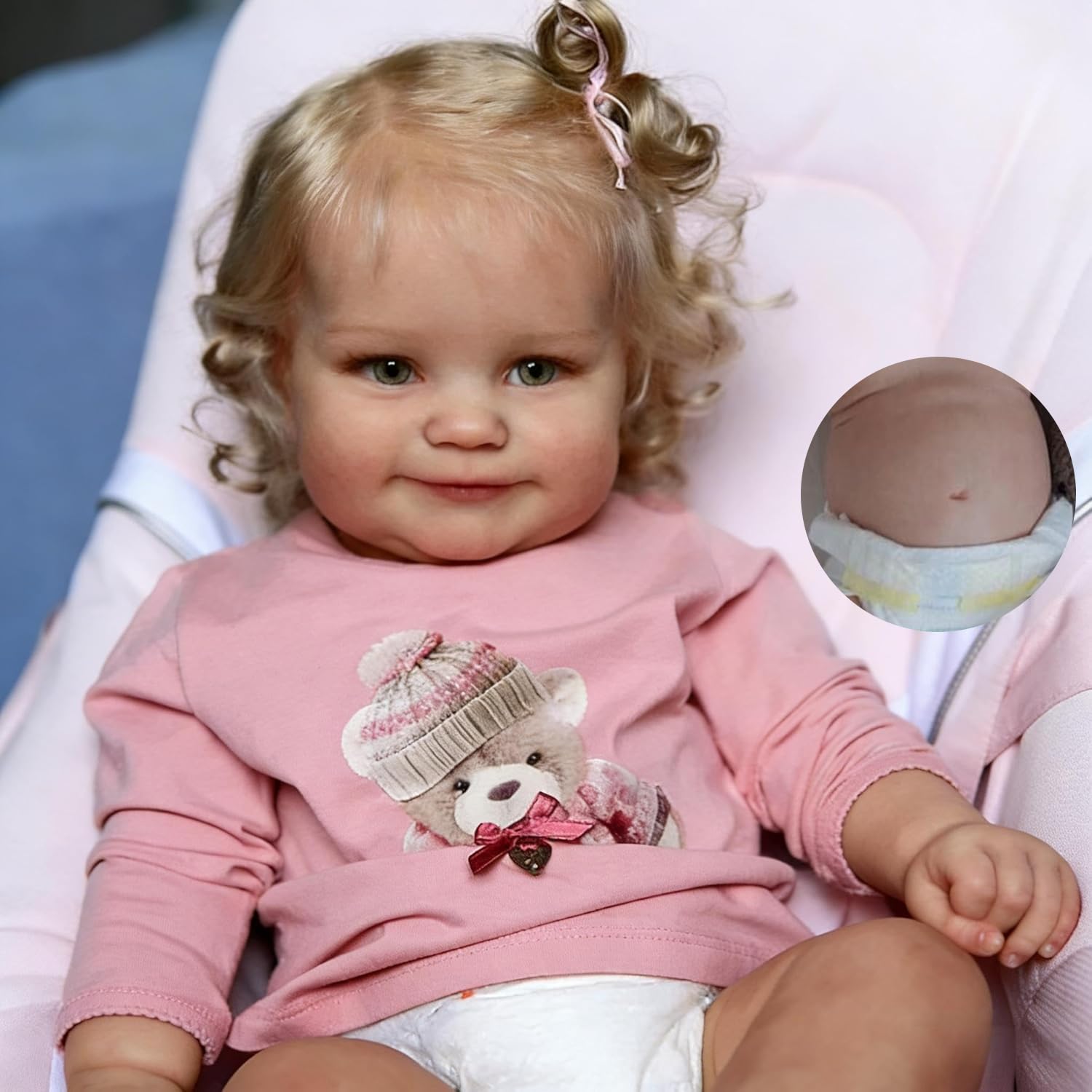 Anano Reborn Baby Dolls Vinyl Full Body, 20 Inch Realistic Baby Doll, Full Vinyl Babys Doll Lifelike Girl, Real Life Babys Reborn Dolls, Anatomically Correct Washable — image 1