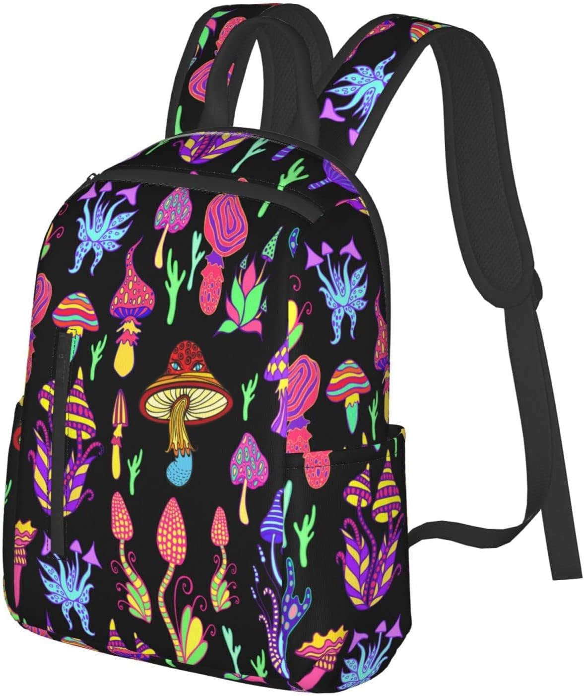 Goth Mushroom Backpack Bookbag Laptop Backpacks Multipurpose Daypack For Boys Girls School Men Women Picnic Travel Hiking - Image 5