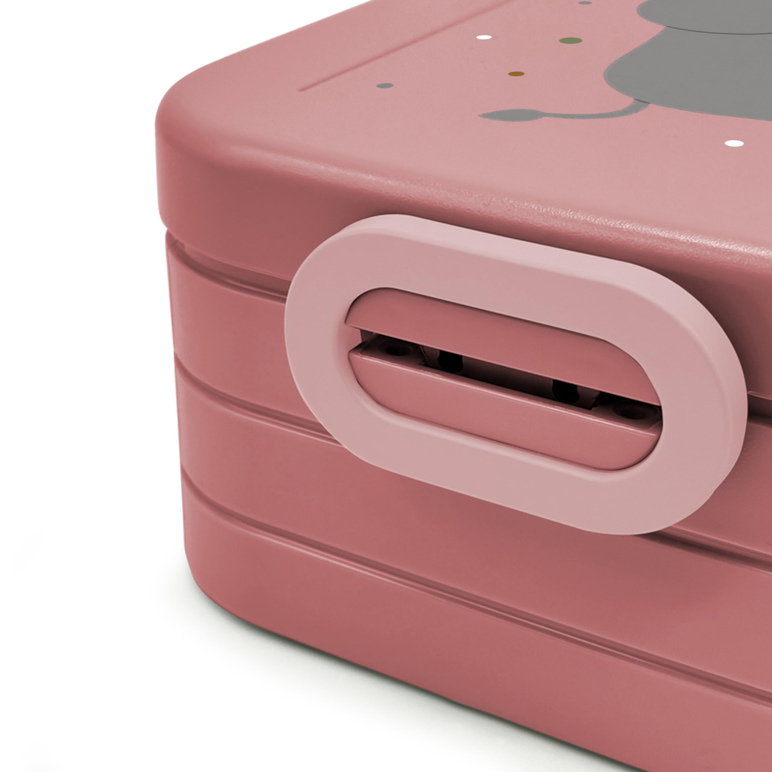 printplanet® Personalisierbare Brotdose „Layout Elefant“ – Lunchbox/Bento Box von Mepal – mit eigenem Namen oder Wunschtext – Farbe Vivid Mauve – BPA-frei – Geschenkidee